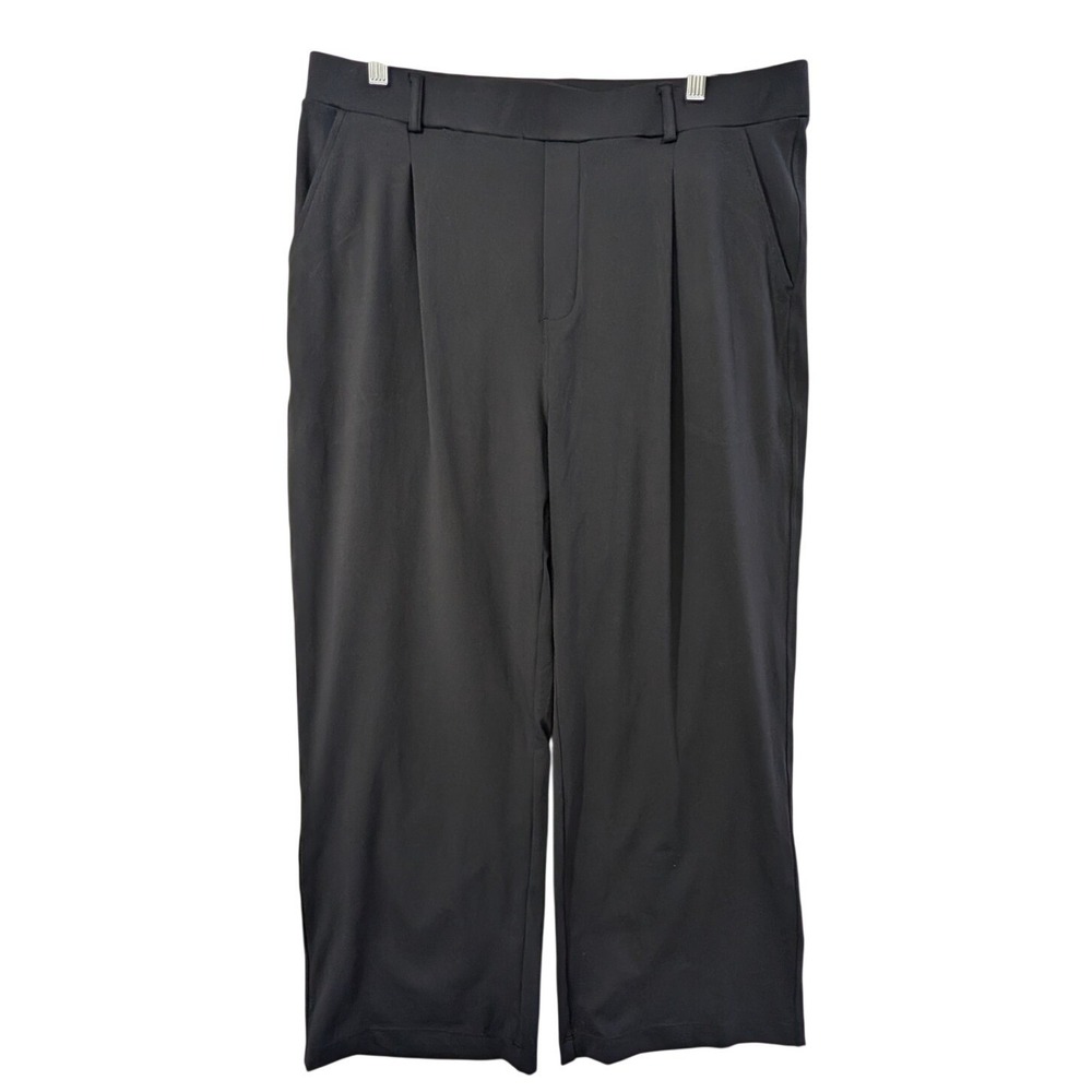 IUGA Pull On Dress Pants Womens 2XL‎ Petite Wide Leg Stretchy Career Travel